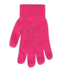 Magic Gloves With Pink Rhinestones -Figure Skating Equipment Shop pink 23561.1625804427