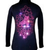Black Skating Jacket With Pink Crystals "Skate & Ornament" Applique -Figure Skating Equipment Shop pinkcrystalskatewithornamentjacket 78050.1667938971