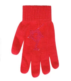 Magic Gloves With Pink Rhinestones -Figure Skating Equipment Shop red 13437.1625804427