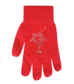 Magic Gloves With Rhinestones -Figure Skating Equipment Shop red 86179.1635918192