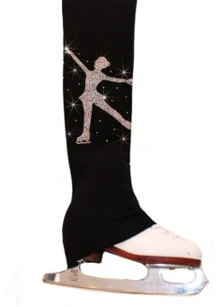 Polar Fleece Ice Skating Pants With "Skating Girl" Applique -Figure Skating Equipment Shop sp512skatepants 37696.1667939840