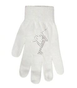 Magic Gloves With Rhinestones -Figure Skating Equipment Shop white 06756.1635918192